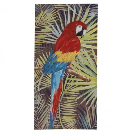 Lienzo loros III impreso y retocado a mano - 60x120x3cm
