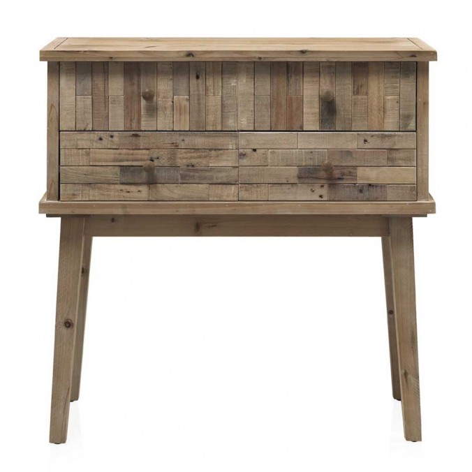 Consola estilo vintage 85x40x85h madera reciclada