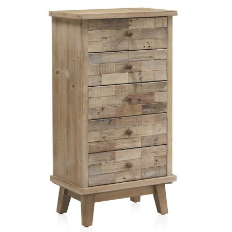 Sinfonier estilo vintage 50x30x93h madera reciclada