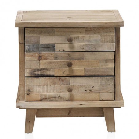 Mesilla estilo vintage 50x30x93h madera reciclada