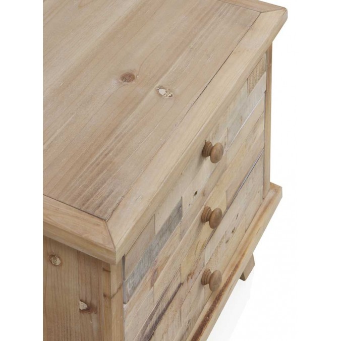 Mesilla estilo vintage 50x30x93h madera reciclada