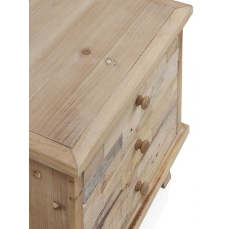 Mesilla estilo vintage 50x30x93h madera reciclada