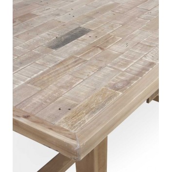 Mesa de comedor estilo vintage rústico 180x90x77h 2