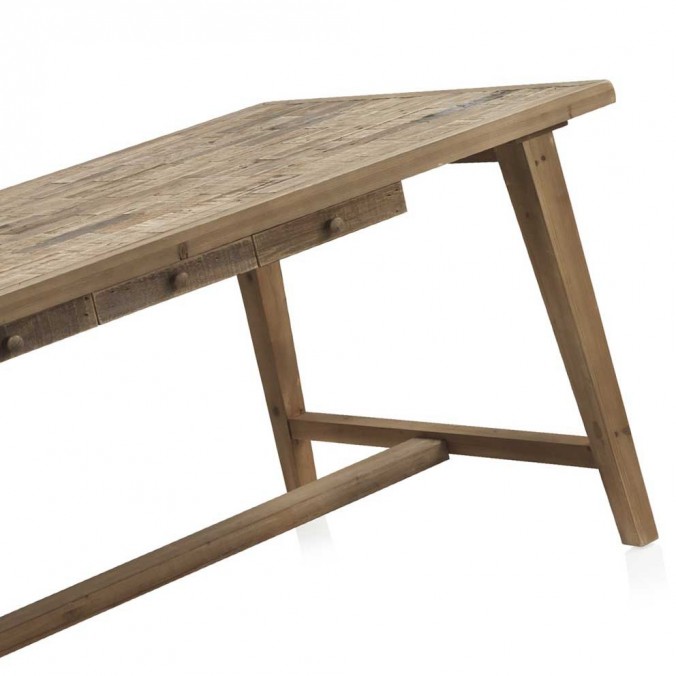 Mesa de comedor estilo vintage rústico 180x90x77h Mesa de comedor estilo vintage rústico 180x90x77h