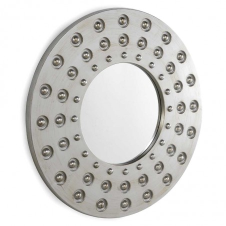 Espejo diseño con marco redondo 81x3,3cm