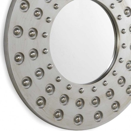 Espejo diseño con marco redondo 81x3,3cm