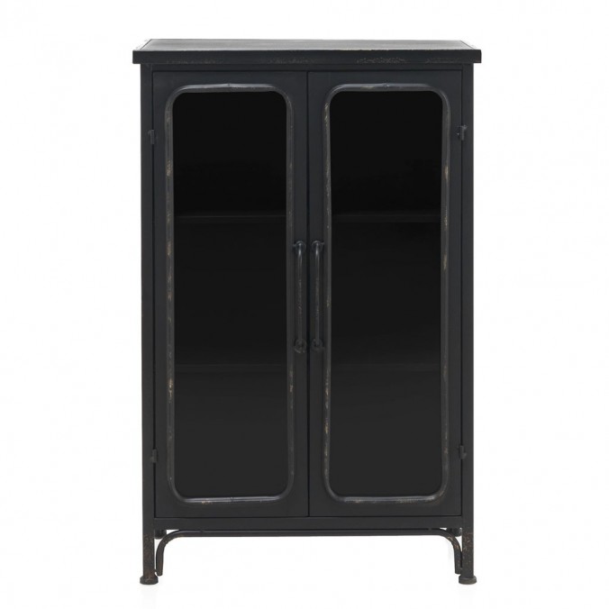 Mini vitrina de estilo industrial 60x35x93h