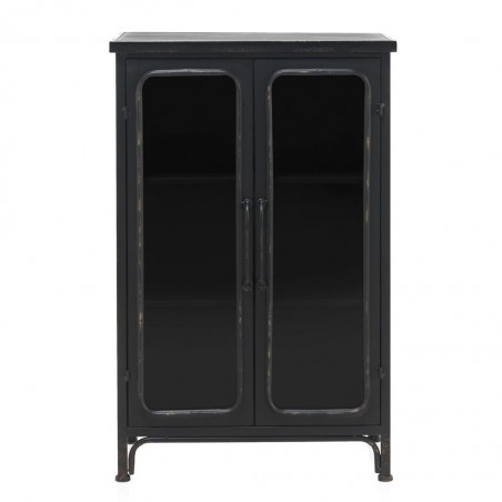 Mini vitrina de estilo industrial 60x35x93h