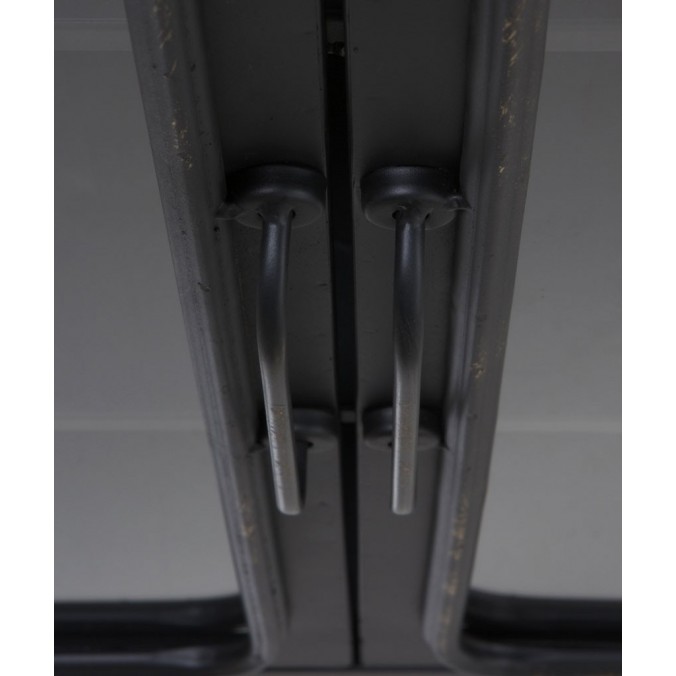 Mini vitrina de estilo industrial 60x35x93h