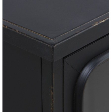 Vitrina con tres cajones estilo industrial 52x38x122h