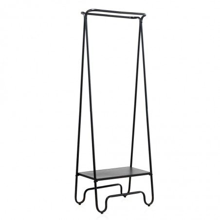 Perchero de pie con balda estilo industrial 61x41x174h