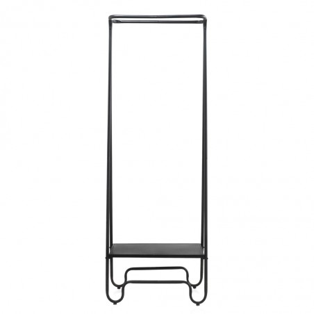 Perchero de pie con balda estilo industrial 61x41x174h