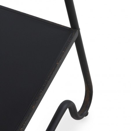 Perchero de pie con balda estilo industrial 61x41x174h