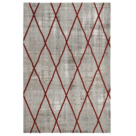 Alfombra Antik Chenille CROSS RED - varios tamaños