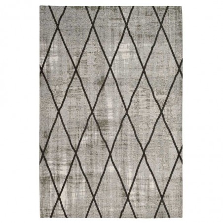 Alfombra Antik Chenille CROSS GREY- varios tamaños