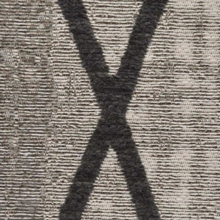 Alfombra Antik Chenille CROSS GREY- varios tamaños