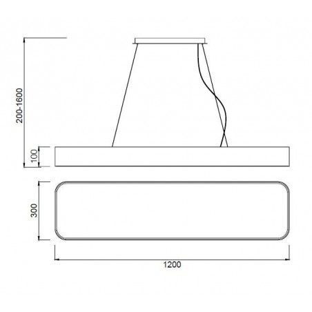 Lámpara techo led nur 