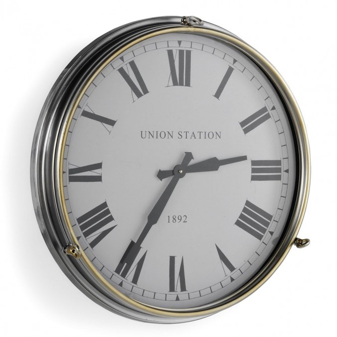 Reloj pared 54cm de estilo vintage