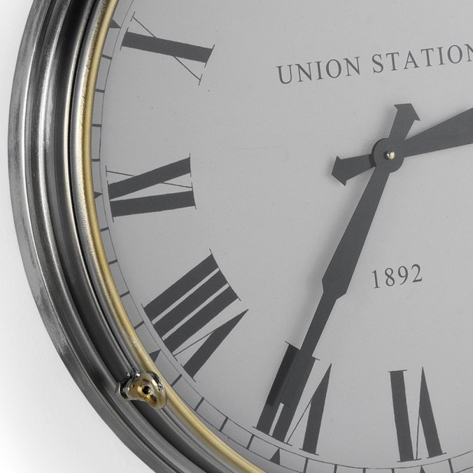 Reloj pared 54cm de estilo vintage