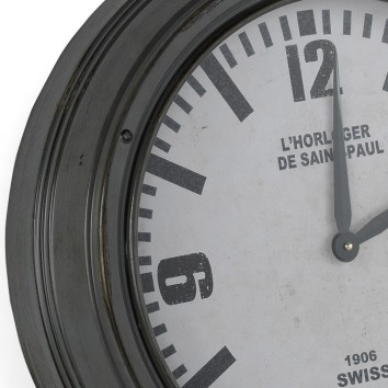 Reloj pared 51cm de estilo retro industrial 2