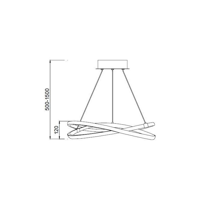 Lámpara techo led nur 