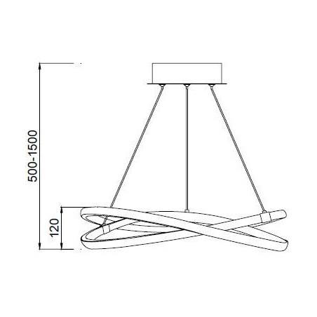 Lámpara techo led nur 