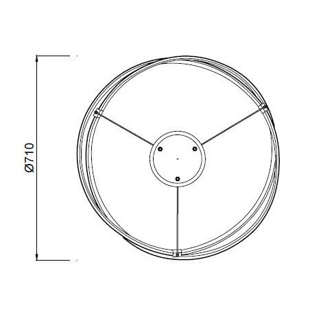 Lámpara techo led nur 