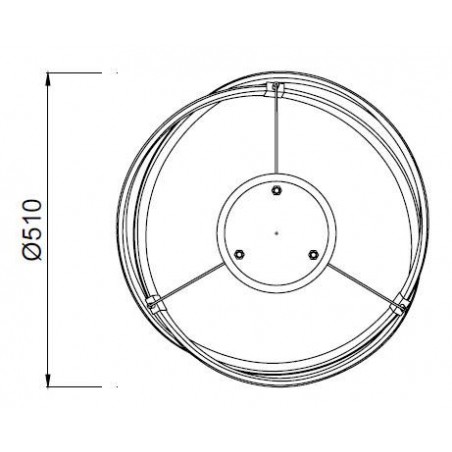 Lámpara techo led nur 