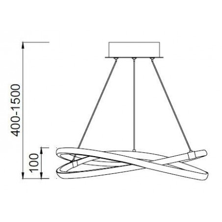 Lámpara techo led nur 