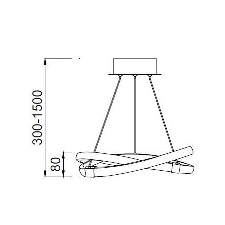 Lámpara techo led nur 