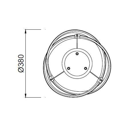 Lámpara techo led nur 