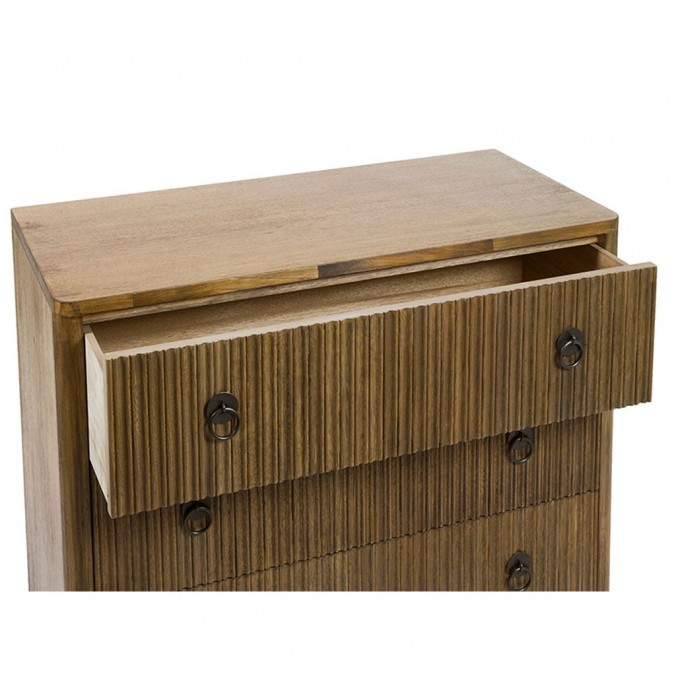 Cómoda estilo vintage madeta teka - 82x40x81,5h