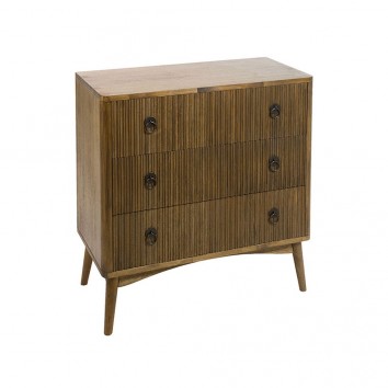 Cómoda estilo vintage madeta teka - 82x40x81,5h