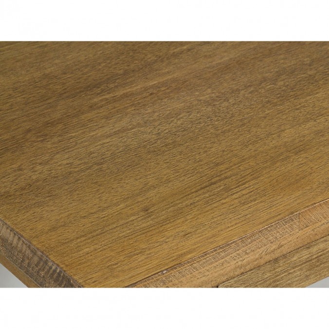 Mesa comedor estilo rústico madera de teca - 180x90x78h