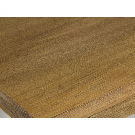 Mesa comedor estilo rústico madera de teca - 180x90x78h