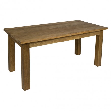 Mesa comedor estilo rústico madera de teca - 180x90x78h