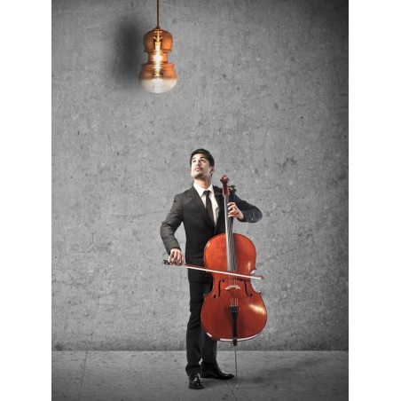 Lámpara colgante Sonata cobre 15cm