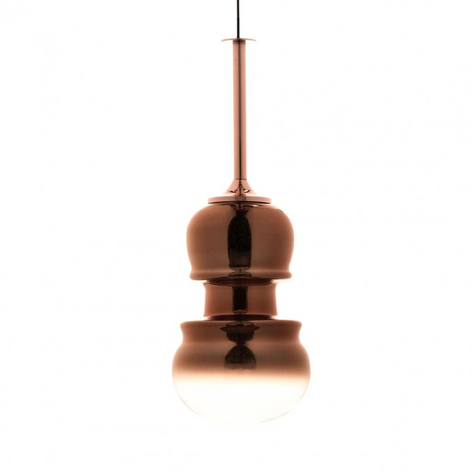 Lámpara colgante Sonata cobre 22cm