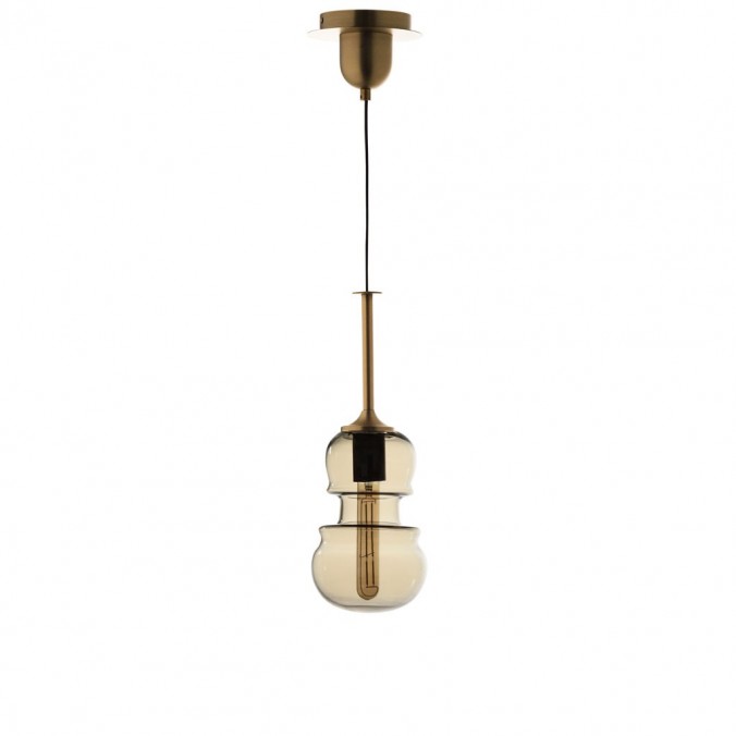 Lámpara colgante Sonata bronce 15cm Lámpara colgante Sonata bronce 15cm