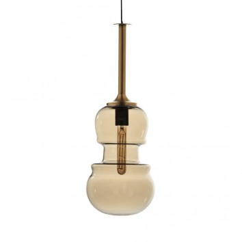 Lámpara colgante Sonata bronce 22cm