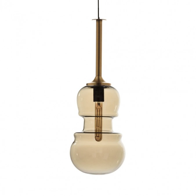 Lámpara colgante Sonata bronce 22cm