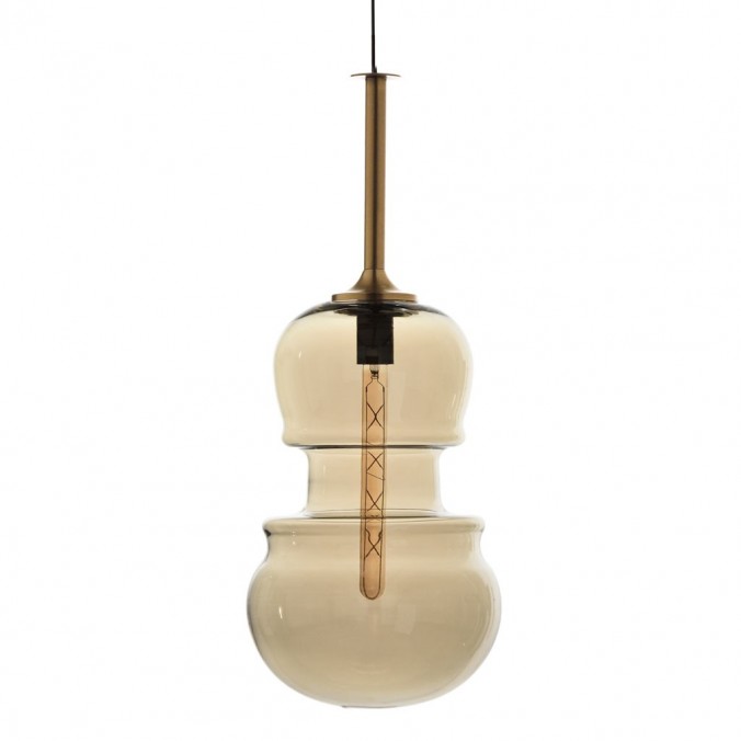 Lámpara colgante Sonata bronce 29cm