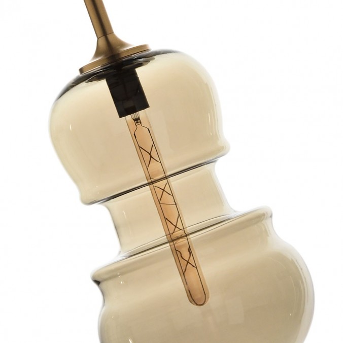 Lámpara colgante Sonata bronce 29cm