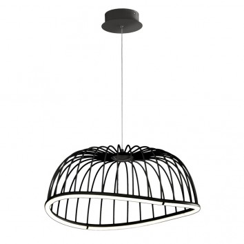 Lámpara techo LED serie CELESTE negro 61cm