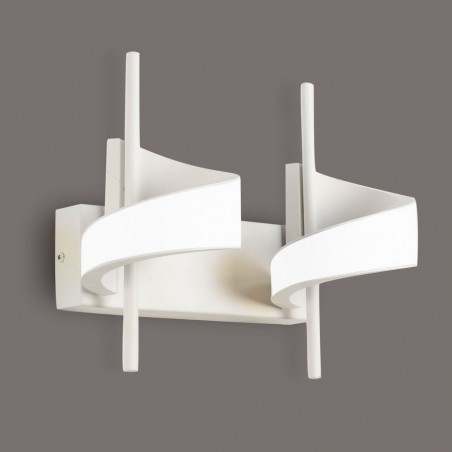Aplique pared 2 luces LED Tsunami