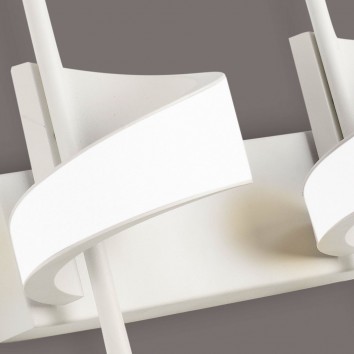 Aplique pared 2 luces LED Tsunami 2