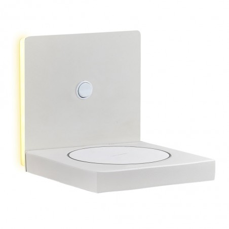Aplique pared LED con cargador movil inducción