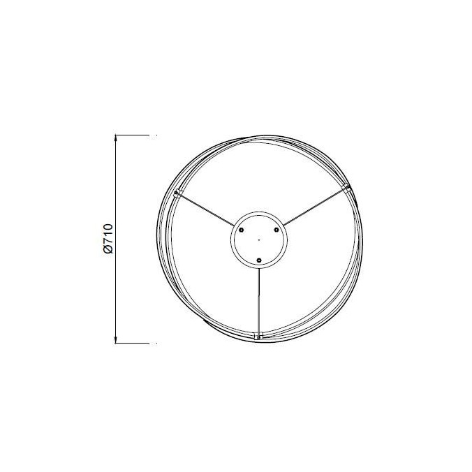 Lámpara techo led nur 