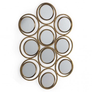 Espejo múltiple estilo Art decó - 59x87x3