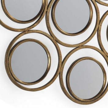 Espejo múltiple estilo Art decó - 59x87x3 2